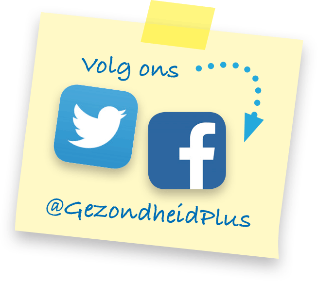 Volg GezondheidPlus op social media